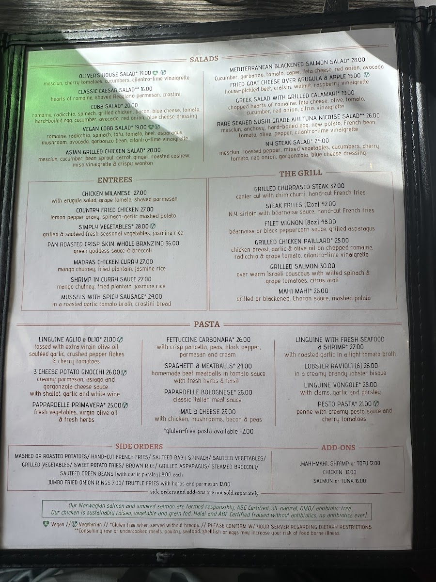 Oliver's Bistro Menu - Image 6